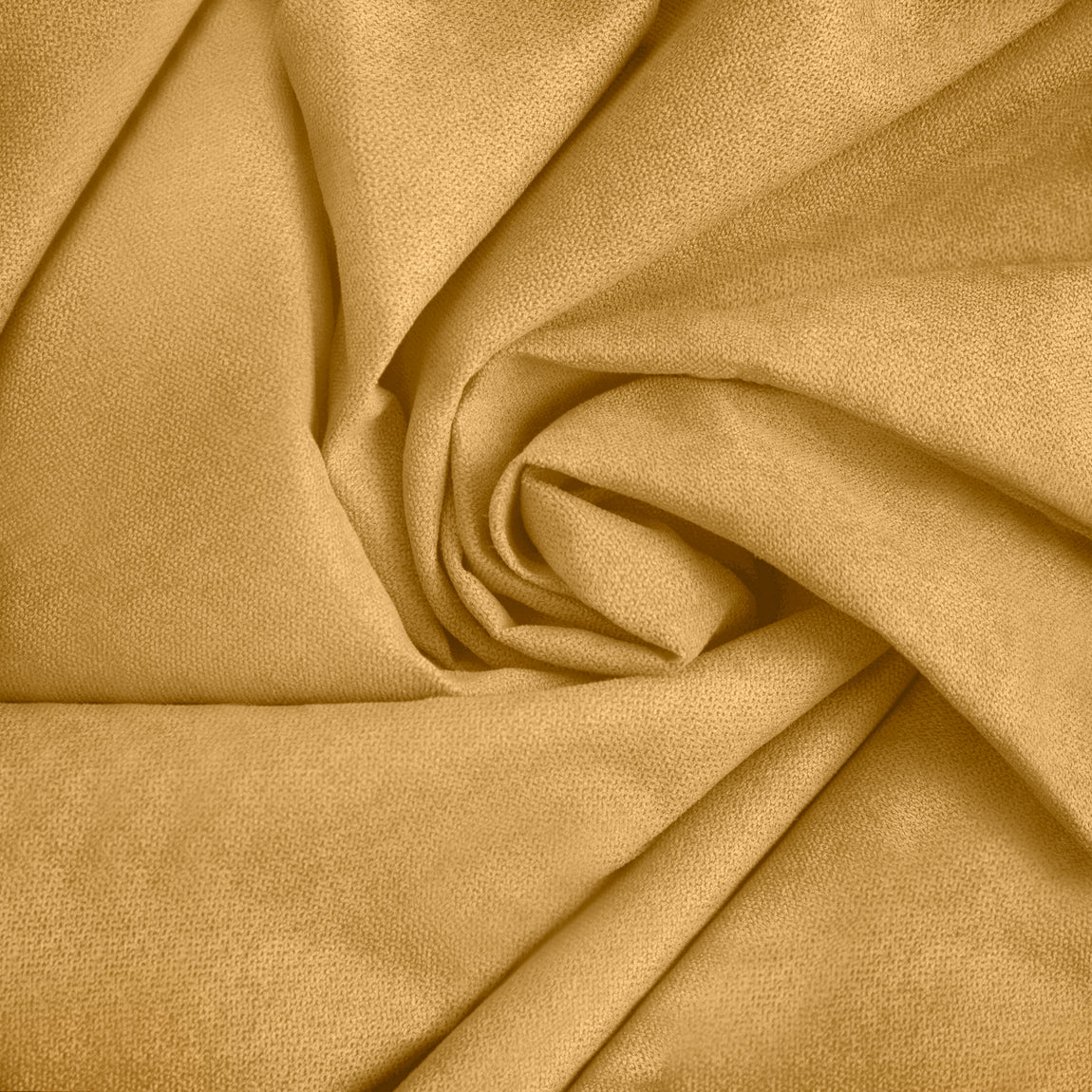 Chenille 56x84 Interlined Pencil Pleat Door Curtain Ochre