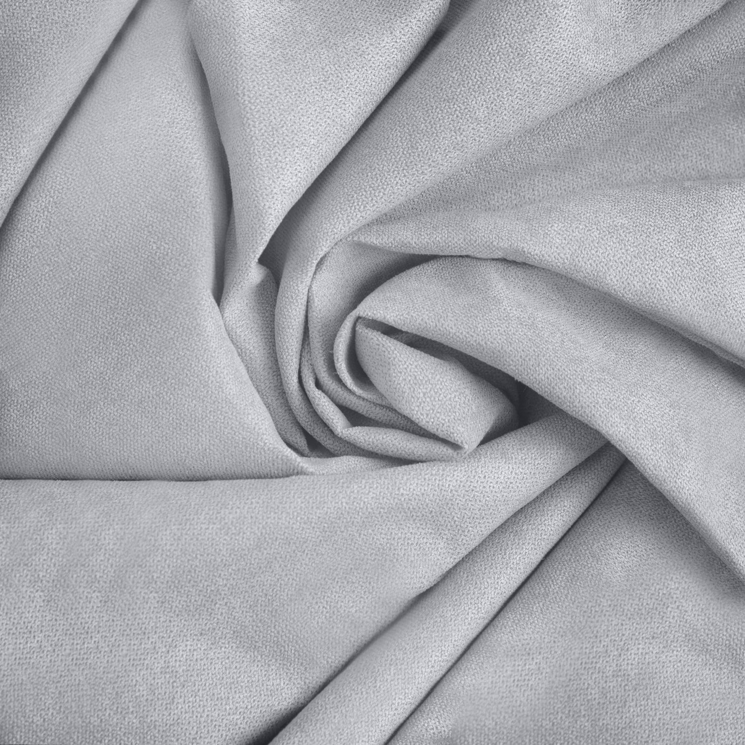 Chenille 56x84 Interlined Pencil Pleat Door Curtain Silver