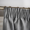 Chenille 56x84 Interlined Pencil Pleat Door Curtain Slate