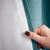 Chenille 56x84 Interlined Pencil Pleat Door Curtain Teal