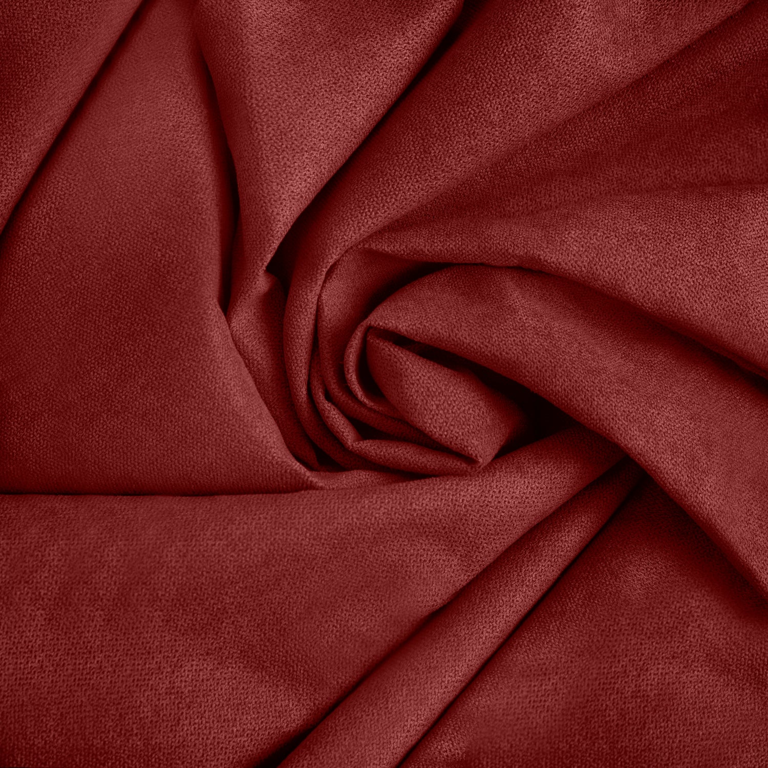 Chenille 56x84 Interlined Eyelet Door Curtain Red