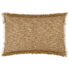 Yard Doze Woven Fringed Filled Cushion 40cm x 60cm Biscuit