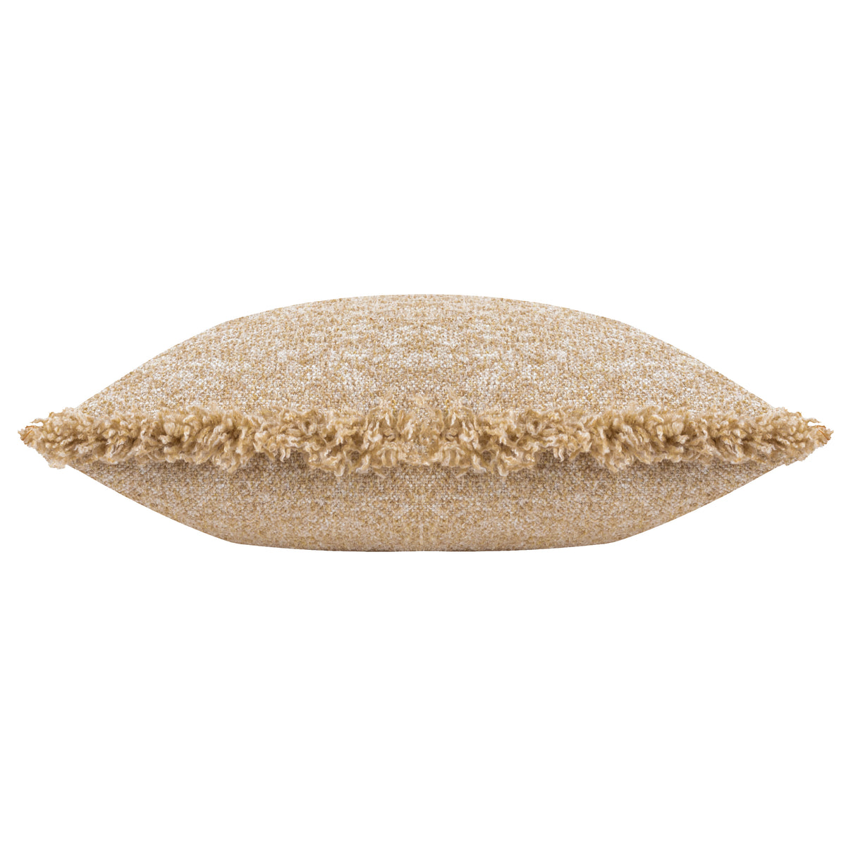 Yard Doze Woven Fringed Filled Cushion 40cm x 60cm Biscuit