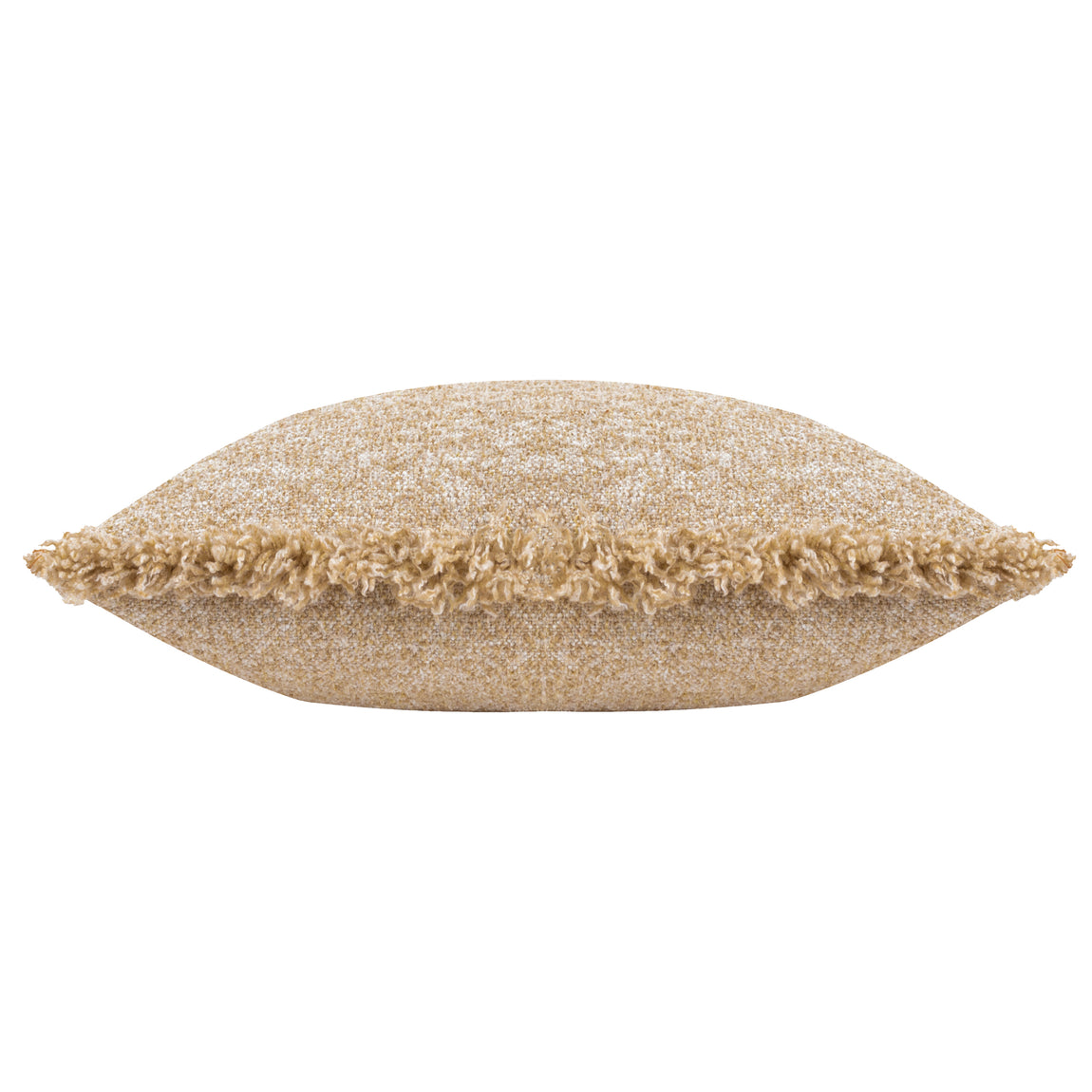 Yard Doze Woven Fringed Filled Cushion 40cm x 60cm Biscuit