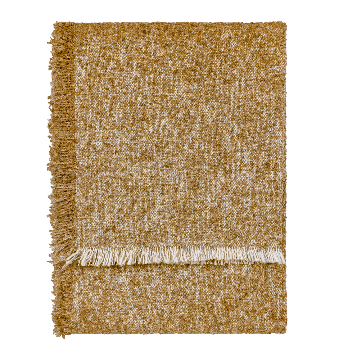 Doze Woven Fringed Throw 130cm x 170cm Biscuit
