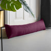 Chenille Draught Excluder Aubergine