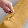 Chenille Draught Excluder Ochre