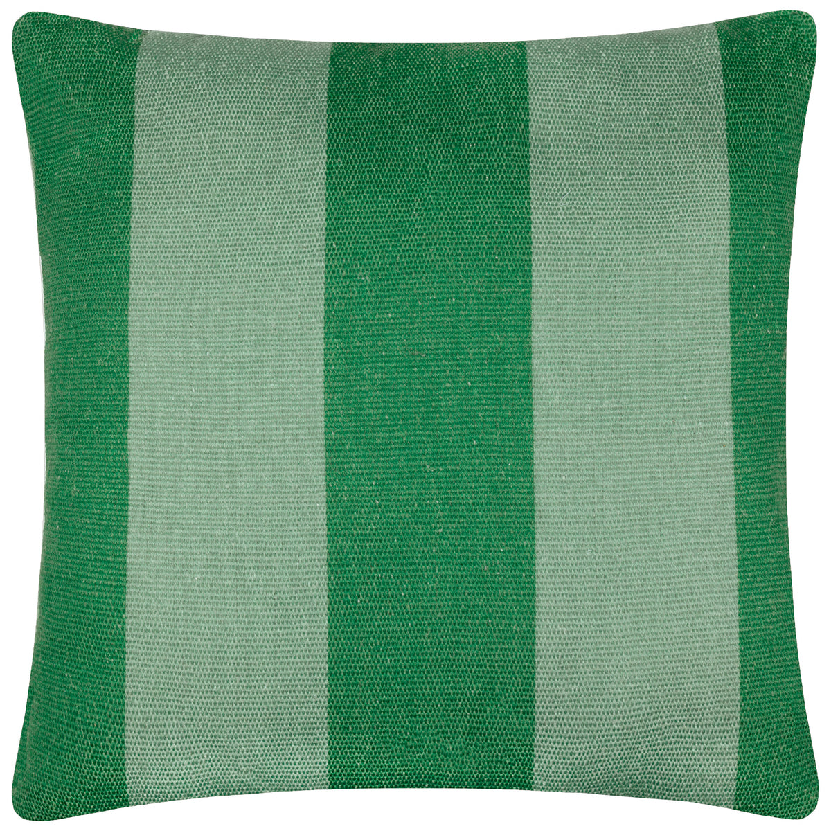 Furn. Deck Stripe Woven Outdoor 59cm x 59cm Filled Cushion Green
