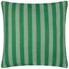 Furn. Deck Stripe Woven Outdoor 59cm x 59cm Filled Cushion Green