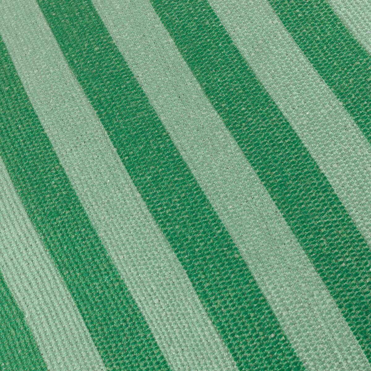 Furn. Deck Stripe Woven Outdoor 59cm x 59cm Filled Cushion Green