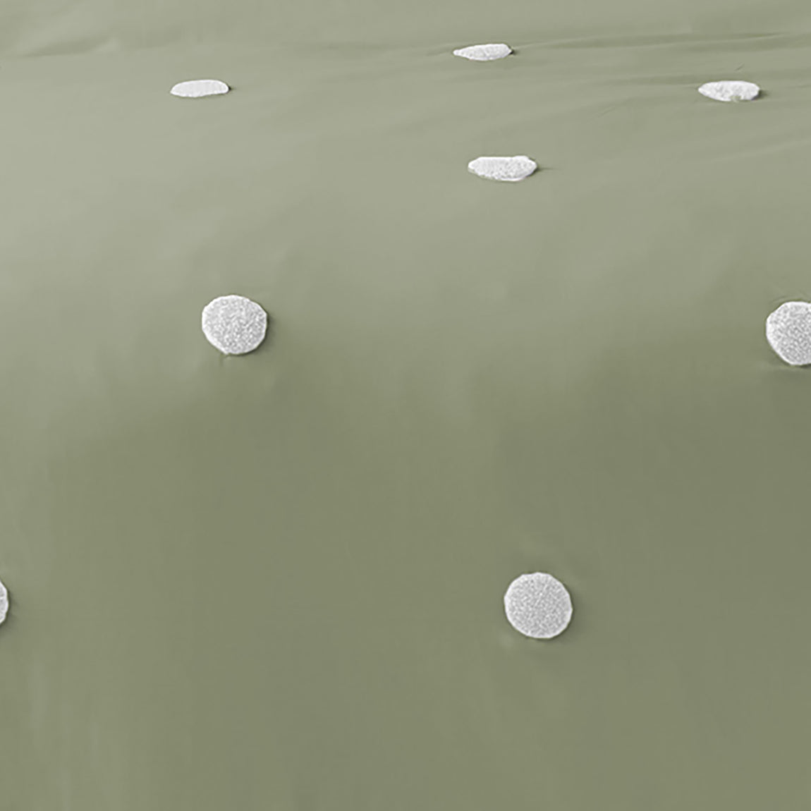 Appletree Dot Garden Duvet Cover Bedding Set Sage