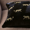 Clarke & Clarke Duma Feather Filled Cushion 43cm x 43cm Noir