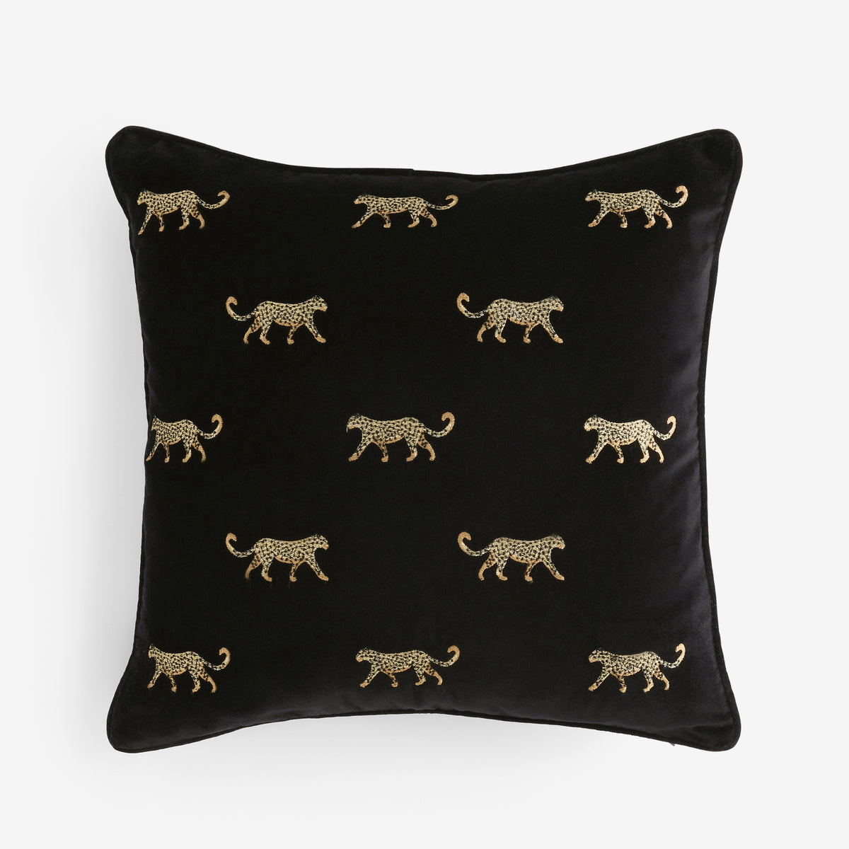 Clarke & Clarke Duma Feather Filled Cushion 43cm x 43cm Noir