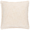 Durelle Damask Fringed Filled Cushion 50cm x 50cm Coral