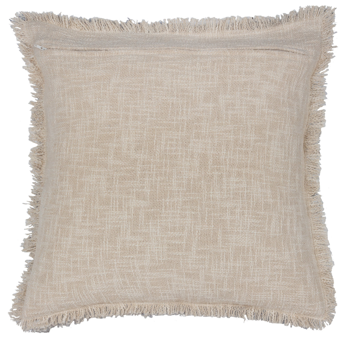 Durelle Damask Fringed Filled Cushion 50cm x 50cm Delph Blue