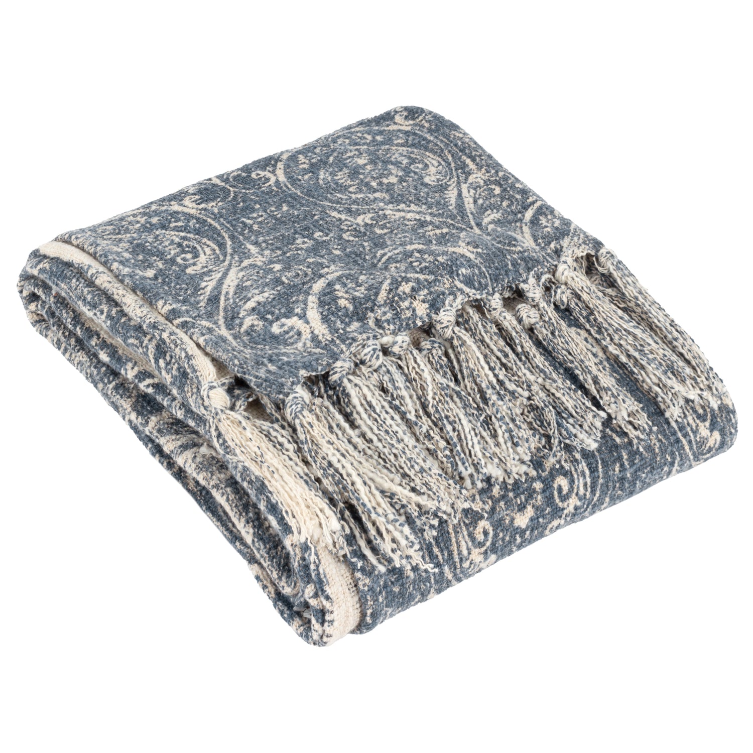 Durelle Cotton 130cm x 70cm Throw Delph Blue