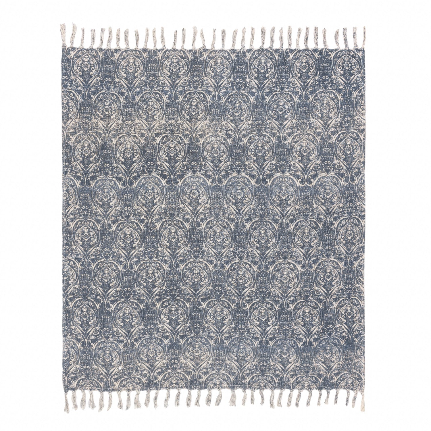 Durelle Cotton 130cm x 70cm Throw Delph Blue