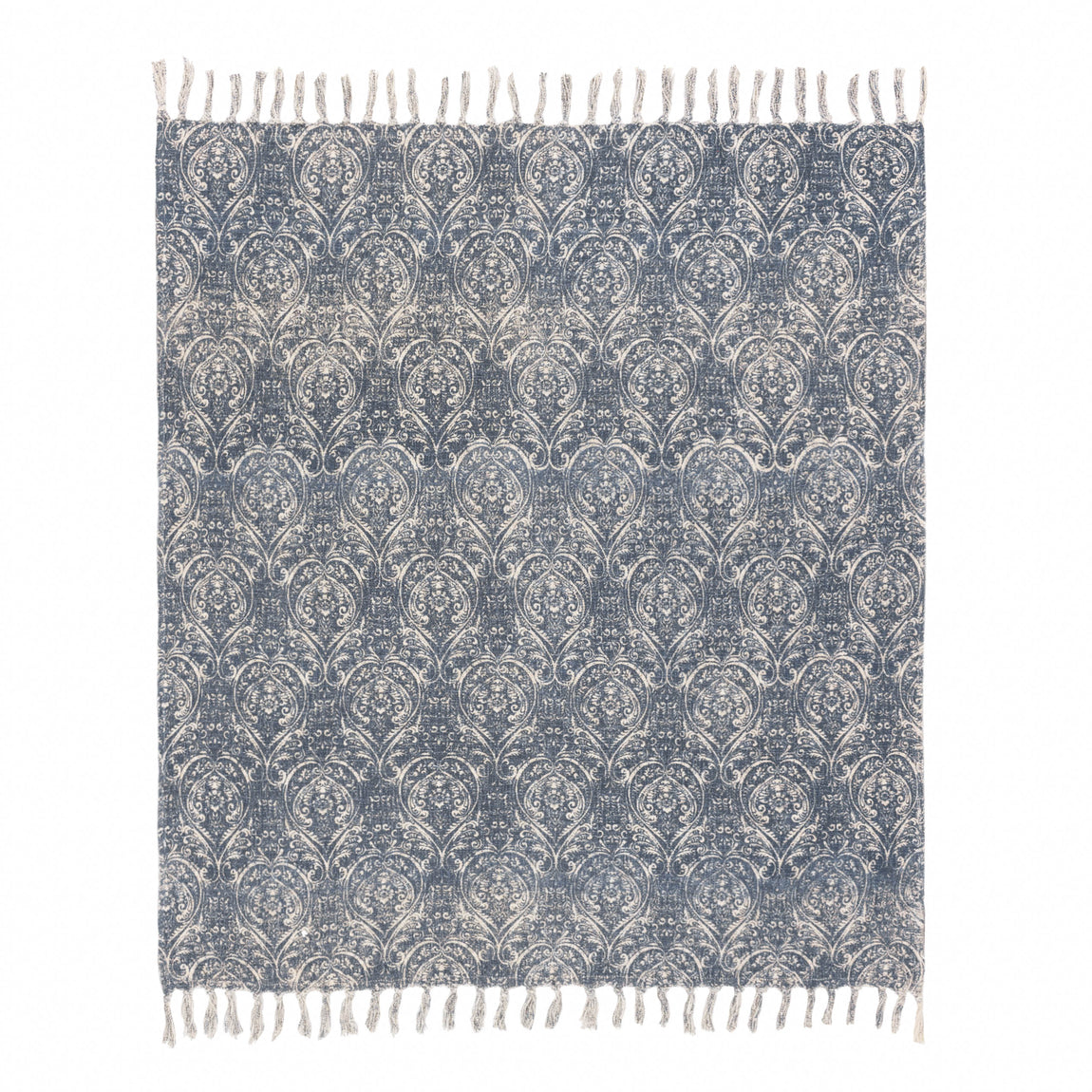 Durelle Cotton 130cm x 70cm Throw Delph Blue