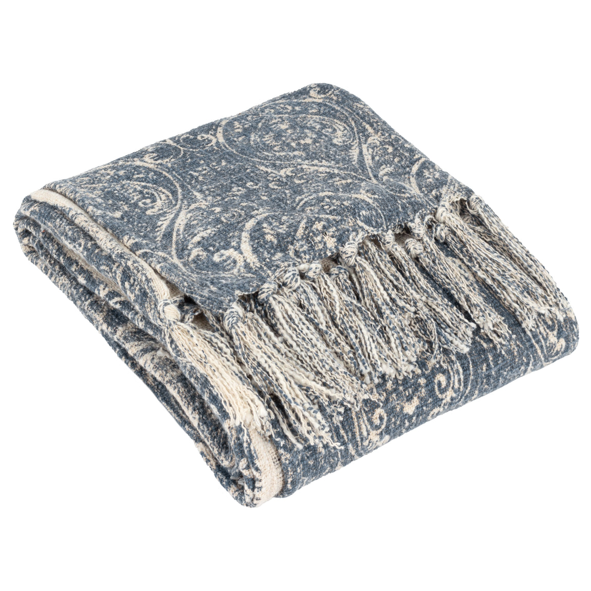 Durelle Cotton 130cm x 70cm Throw Delph Blue