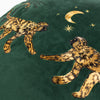 Wylder Tropics Dusk Monkey Embroidered Filled Cushion 50cm x 50cm Emerald
