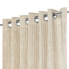 Diamondo Velvet Ready Made Eyelet Blackout Curtains Cream