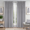 Diamondo Velvet Ready Made Eyelet Blackout Curtains Silver