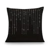 Diamondo Velvet Filled Cushion 45cm x 45cm Black