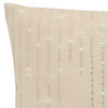 Diamondo Velvet Filled Cushion 45cm x 45cm Cream