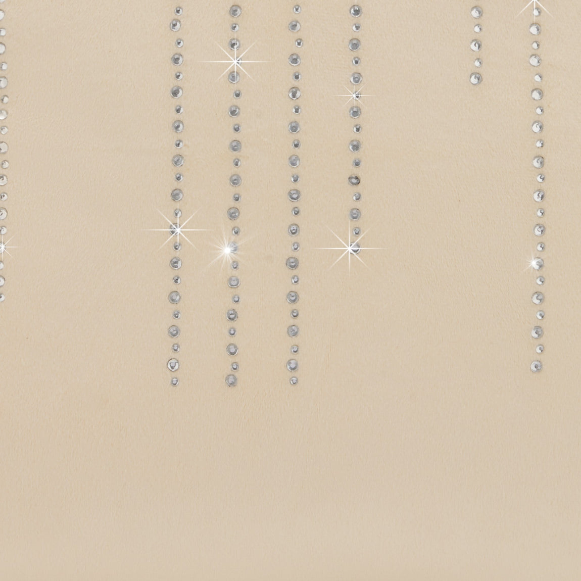 Diamondo Velvet Ready Made Eyelet Blackout Curtains Cream