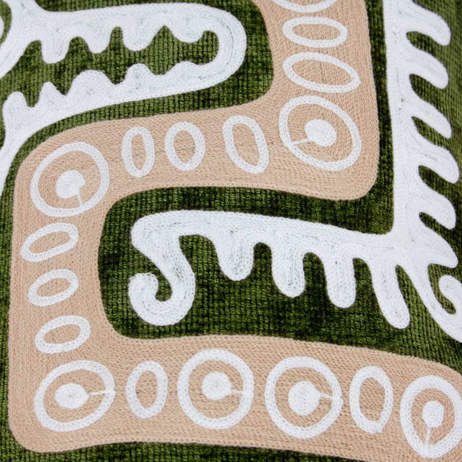 Dynasty Dragon Embroidered Chenille 30cm x 50cm Filled Boudoir Verdie