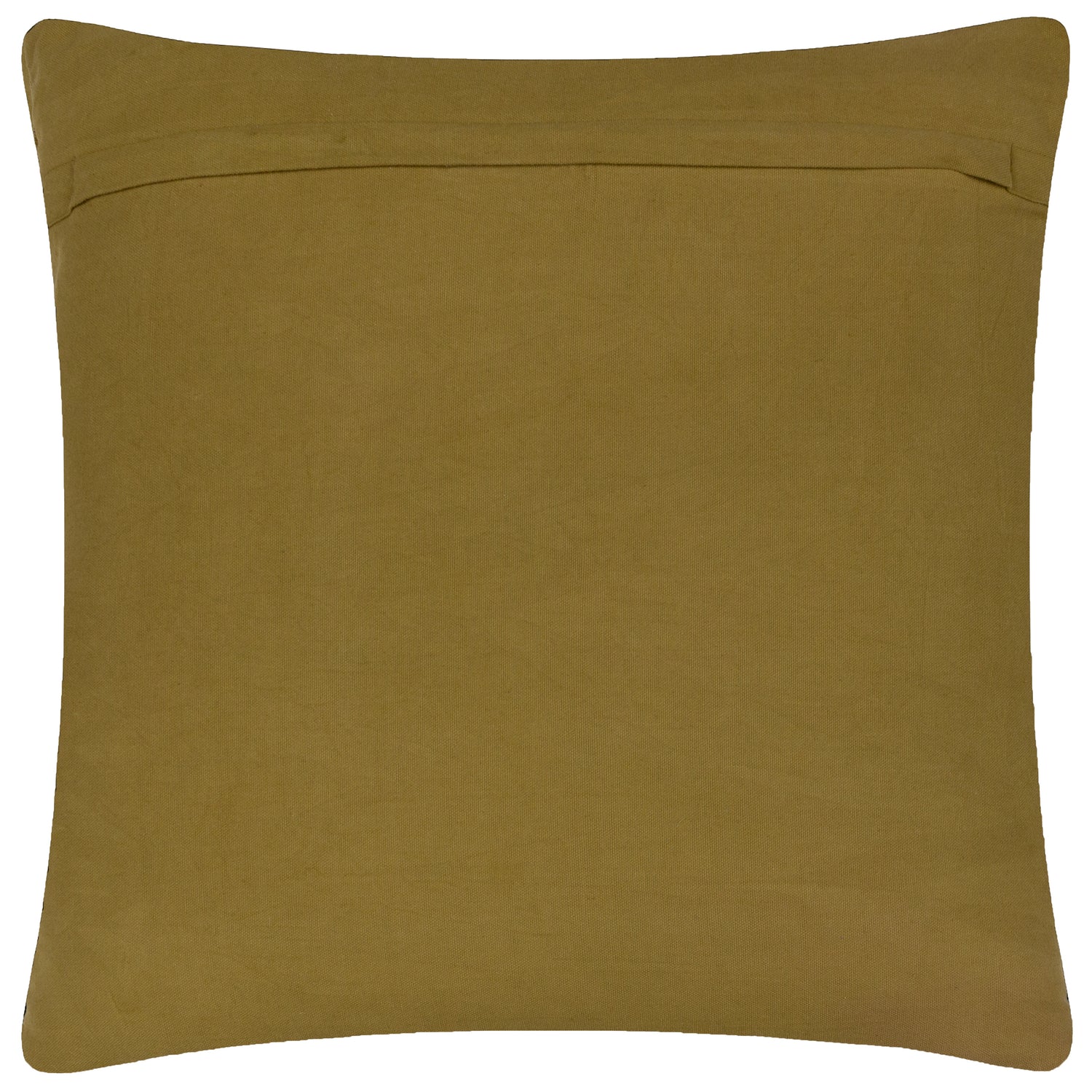 Dynasty Tiger Embroidered Chenille Filled Cushion 50cm x 50cm Amber Green