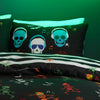 Dancing Skeletons Bedding Set Black