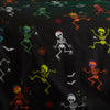 Dancing Skeletons Bedding Set Black