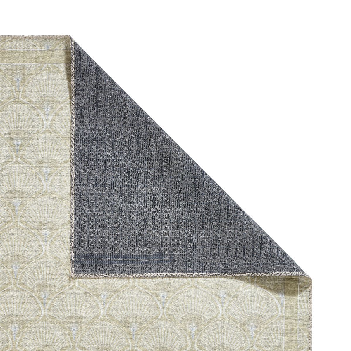 Catherine Lansfield Deco Peacock Washable Rug Green