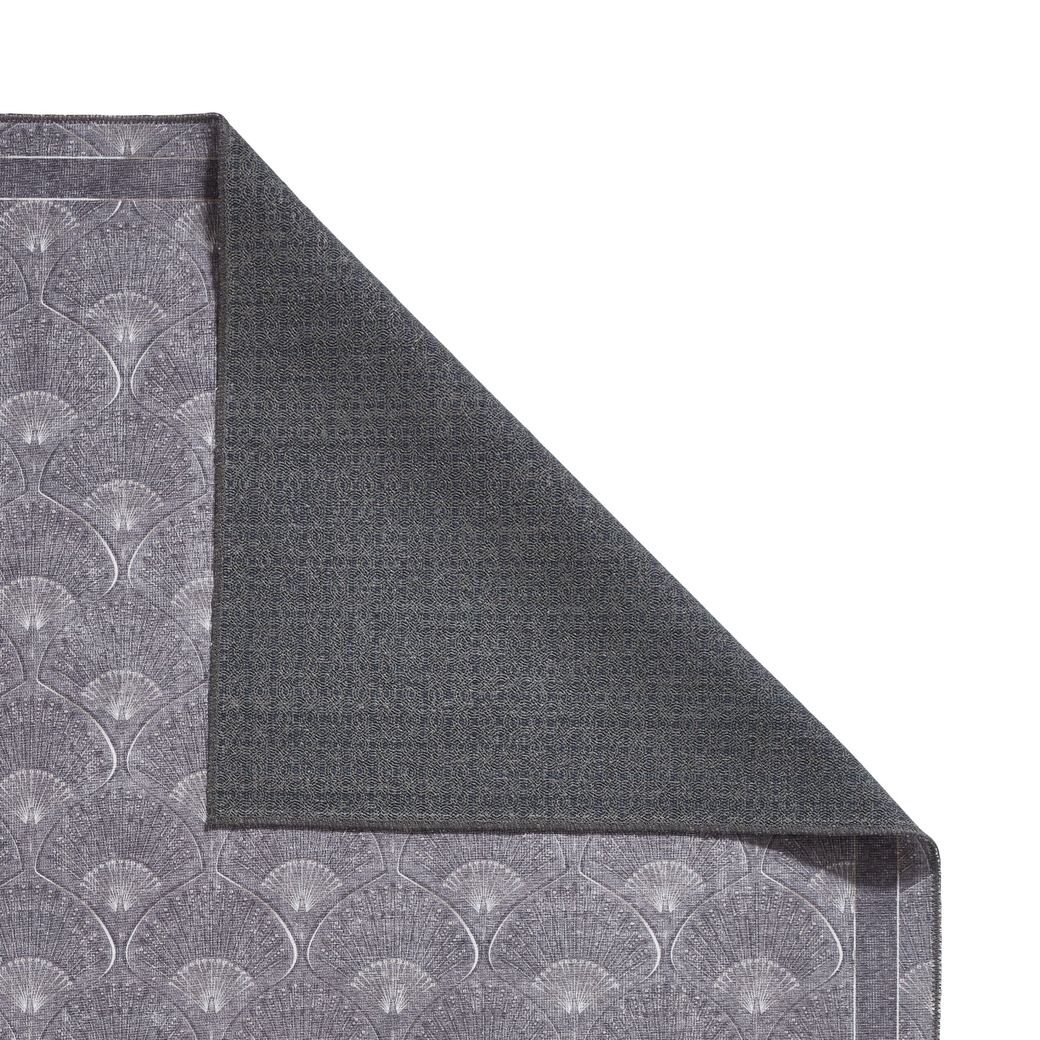 Catherine Lansfield Deco Peacock Washable Rug Lilac