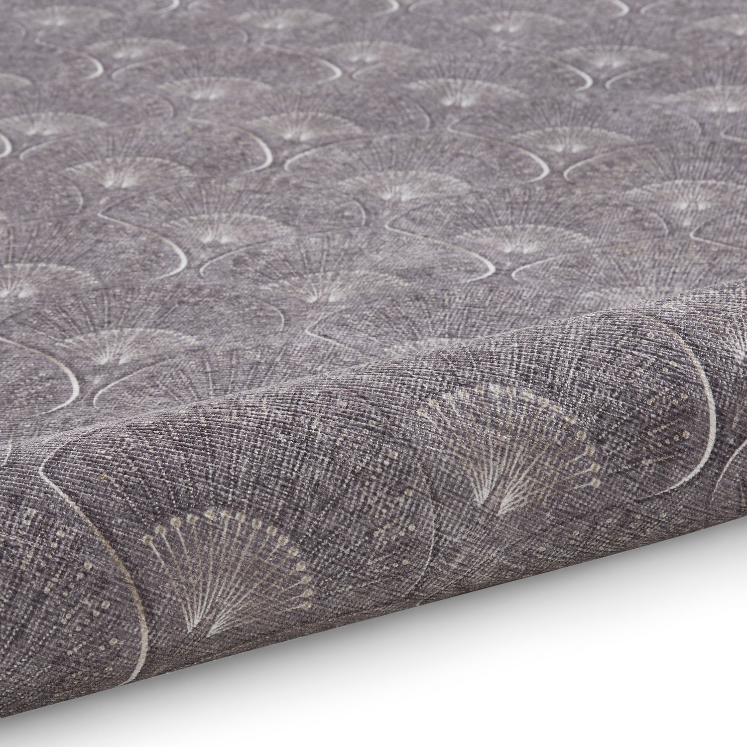 Catherine Lansfield Deco Peacock Washable Rug Lilac