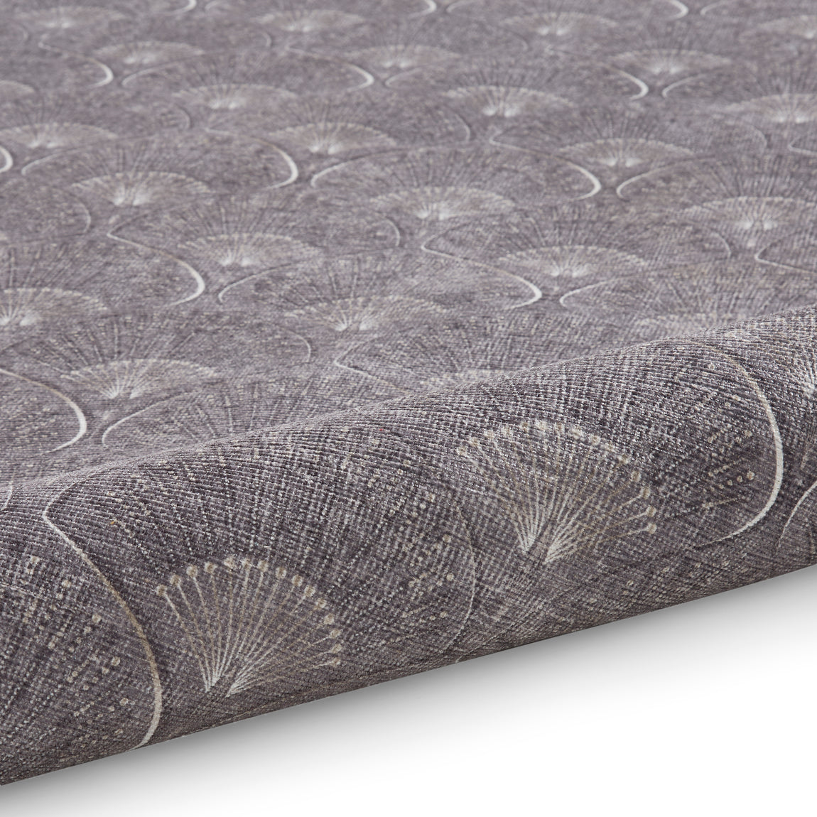 Catherine Lansfield Deco Peacock Washable Rug Grey