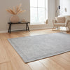 Catherine Lansfield Deco Peacock Washable Rug Silver