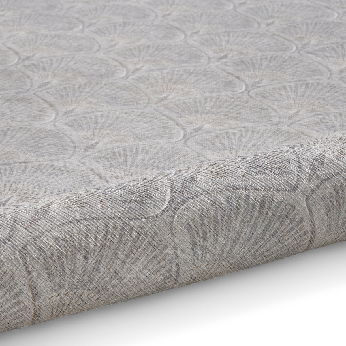Catherine Lansfield Deco Peacock Washable Rug Silver