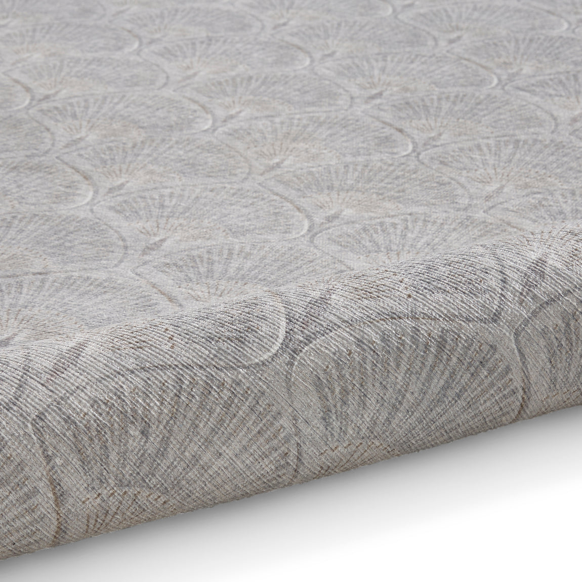 Catherine Lansfield Deco Peacock Washable Rug Silver