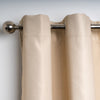 Diamond Blackout Ready Made Eyelet Curtains Cream