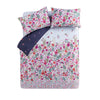 Sara Miller Ditsy Floral Duvet Cover Bedding Set White Deep Mulberry