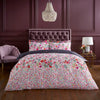 Sara Miller Ditsy Floral Duvet Cover Bedding Set White Deep Mulberry