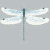 Sophie Allport Dragonfly Made to Measure Roman Blind Grey Blue