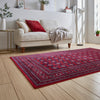 Dubai 62098 Smooth Pile Rug Red