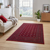 Dubai 62098 Smooth Pile Rug Red
