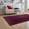 Dubai 62101 200cm x 290cm Smooth Pile Rug Red