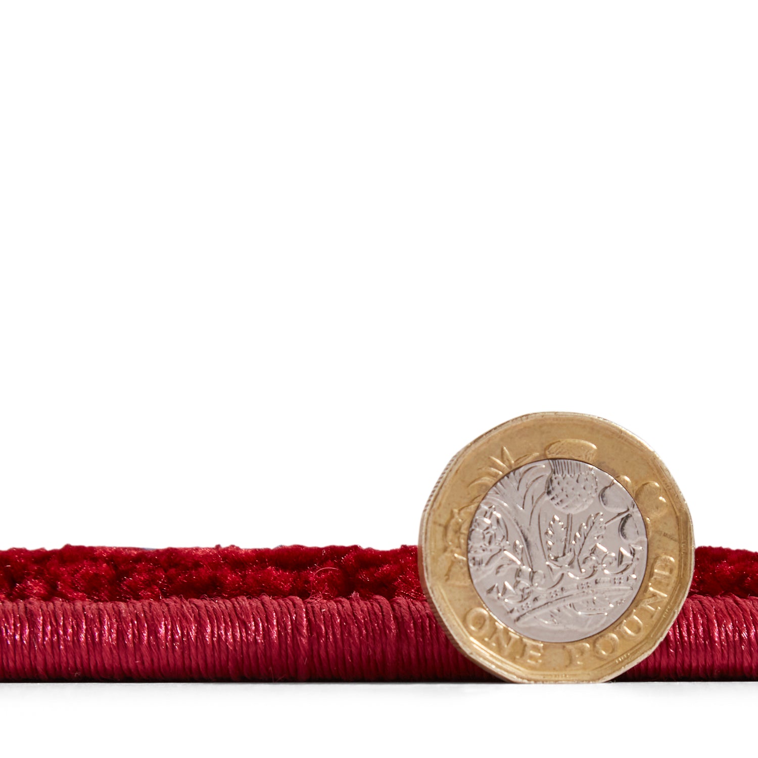 Dubai 62101 200cm x 290cm Smooth Pile Rug Red