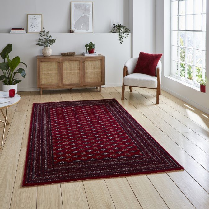 Dubai 62096 Traditional Rug Red | High Quality | Terrys