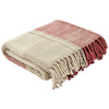 Laura Ashley Dylan 150cm x 200cm Throw Cranberry